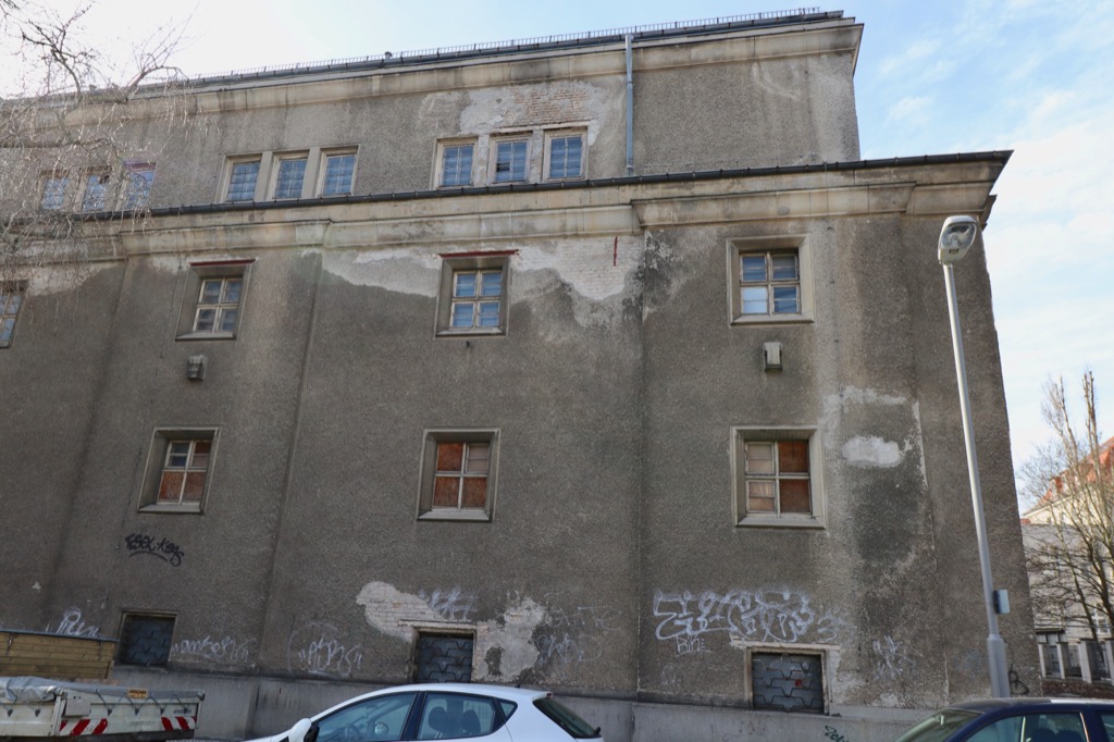 Seitenansicht in der Hubertusstraße